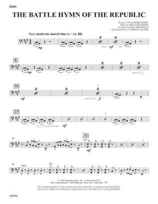 Battle Hymn of the Republic (arr. Roy Ringwald) - Cello