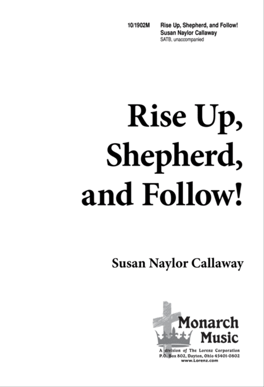 Rise Up, Shepherd and Follow 4-Part scores gallery preview page 2