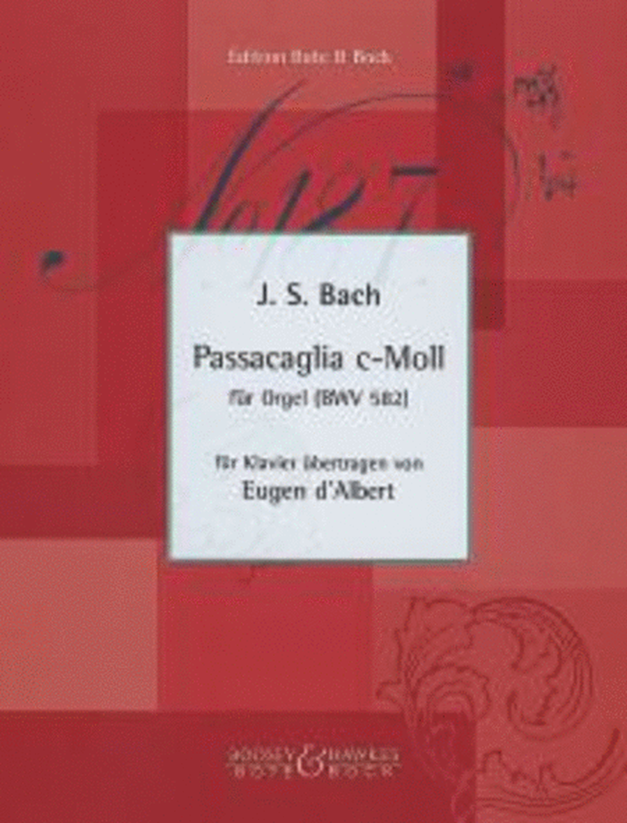 Passacaglia C-Moll BWV 582