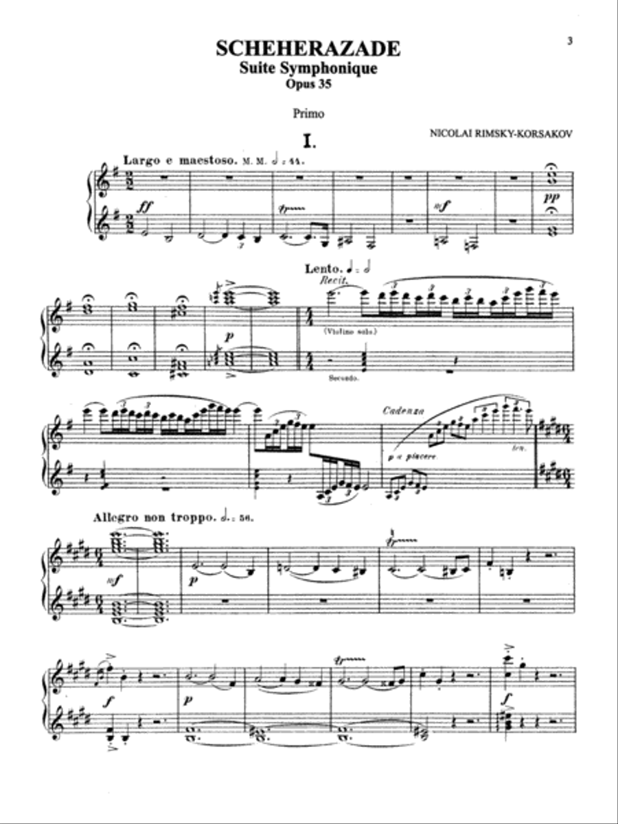 Scheherazade (Suite Symphonique, Op. 35) Small Ensemble scores gallery preview page 4