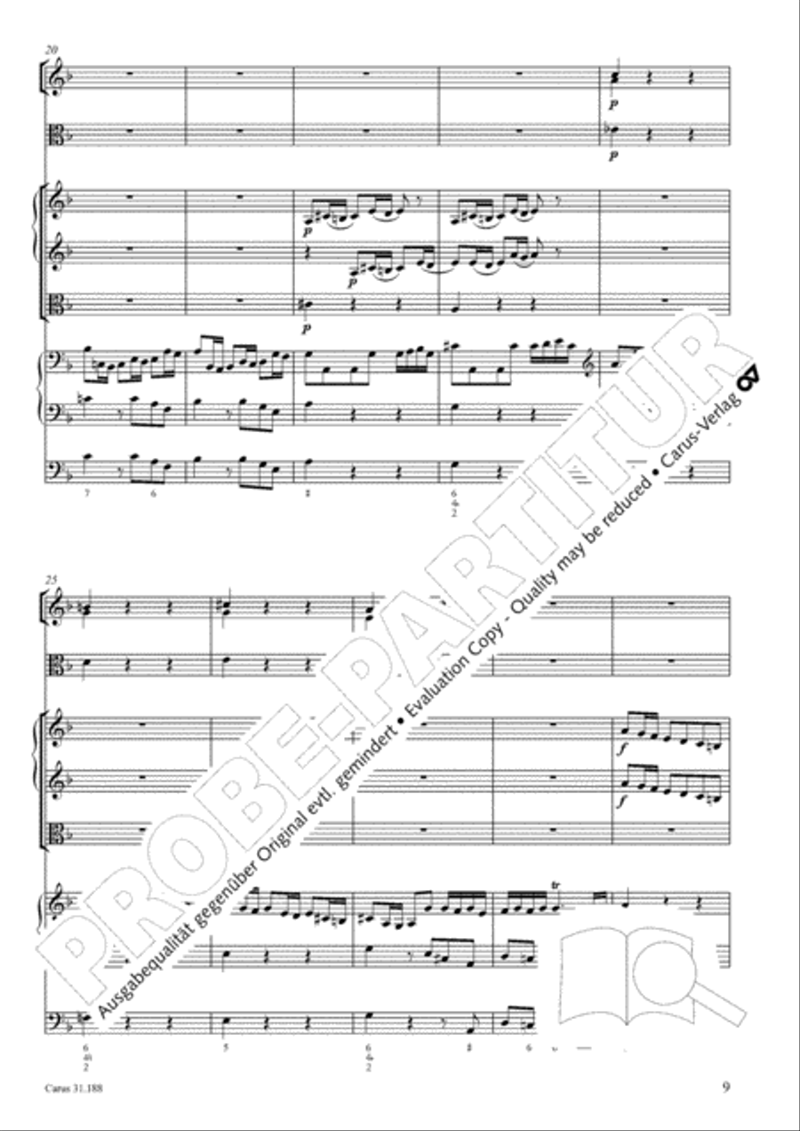 I have placed all my confidence (Ich habe meine Zuversicht) 4-Part scores gallery preview page 10