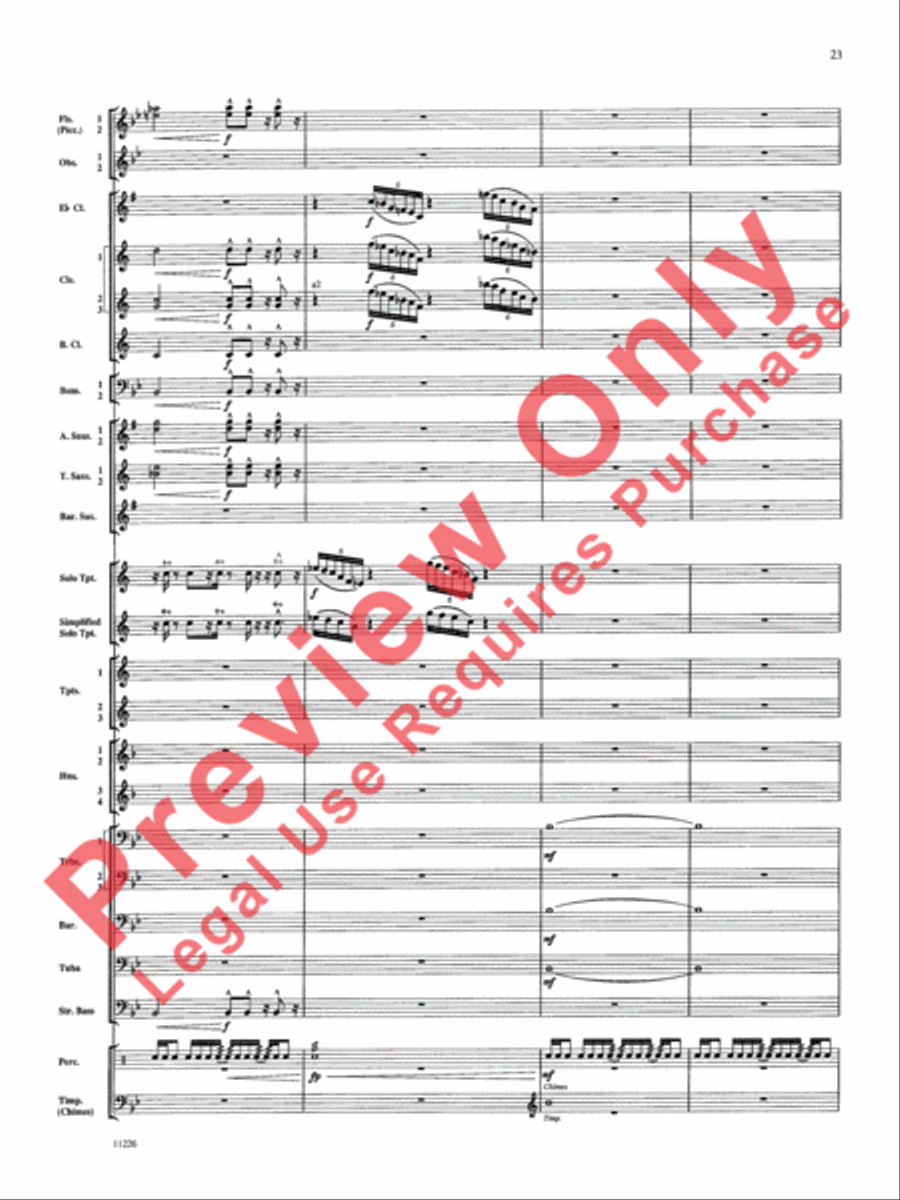 American Jazz Suite American Jazz Suite Concert Band scores gallery preview page 24