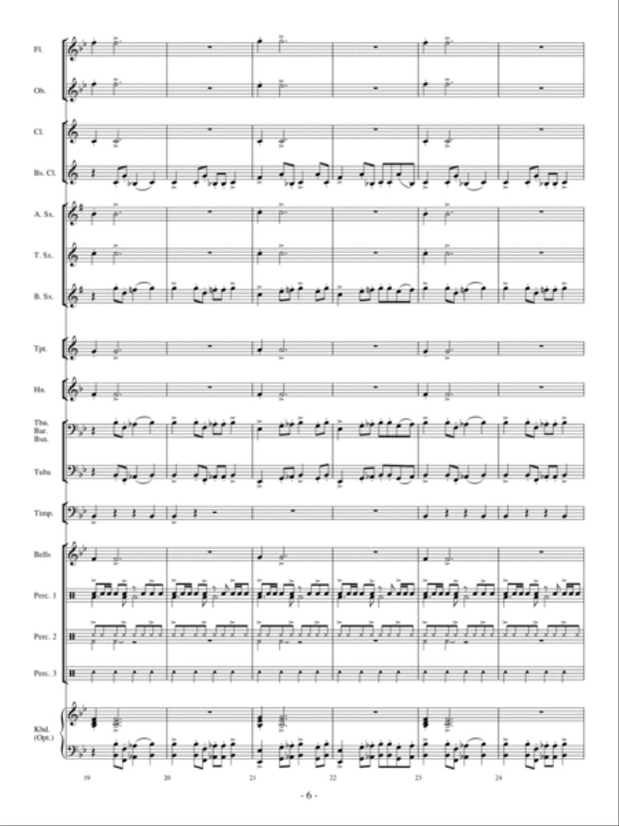Drummin' Surf-ari Concert Band scores gallery preview page 5