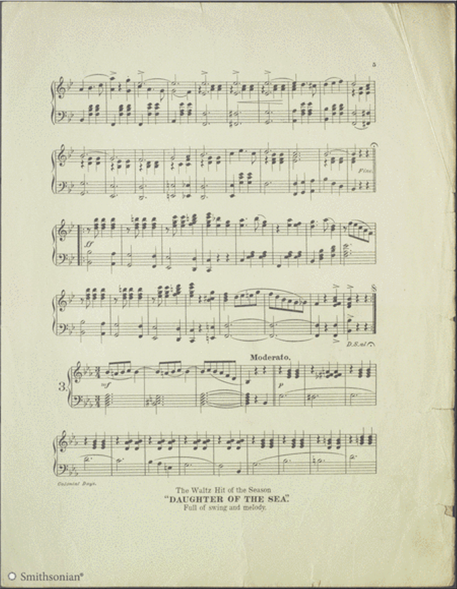 Colonial Days: Walzes Piano Solo scores gallery preview page 5
