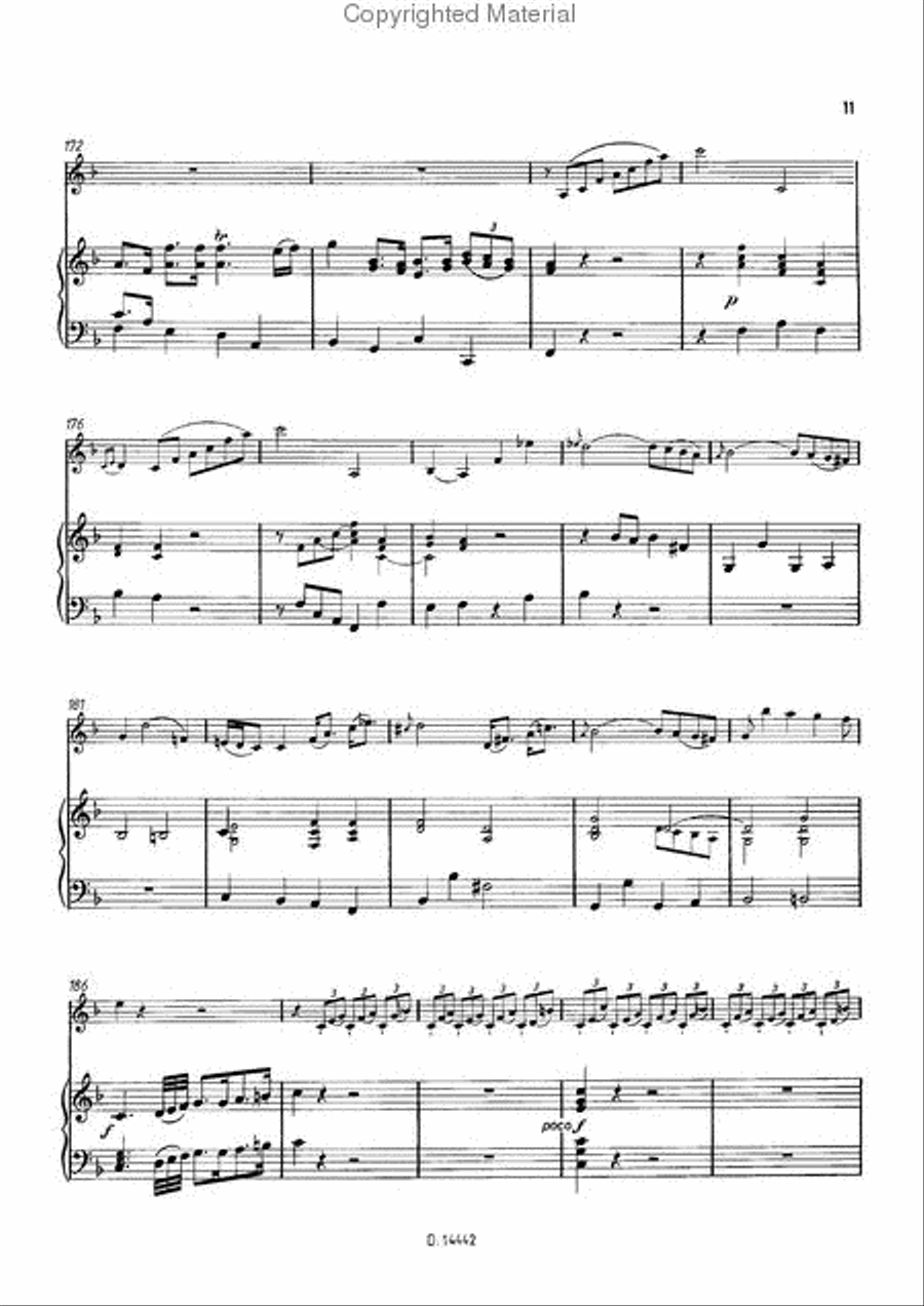 Concerto F-Dur Concerto F-Dur School and Community scores gallery preview page 12