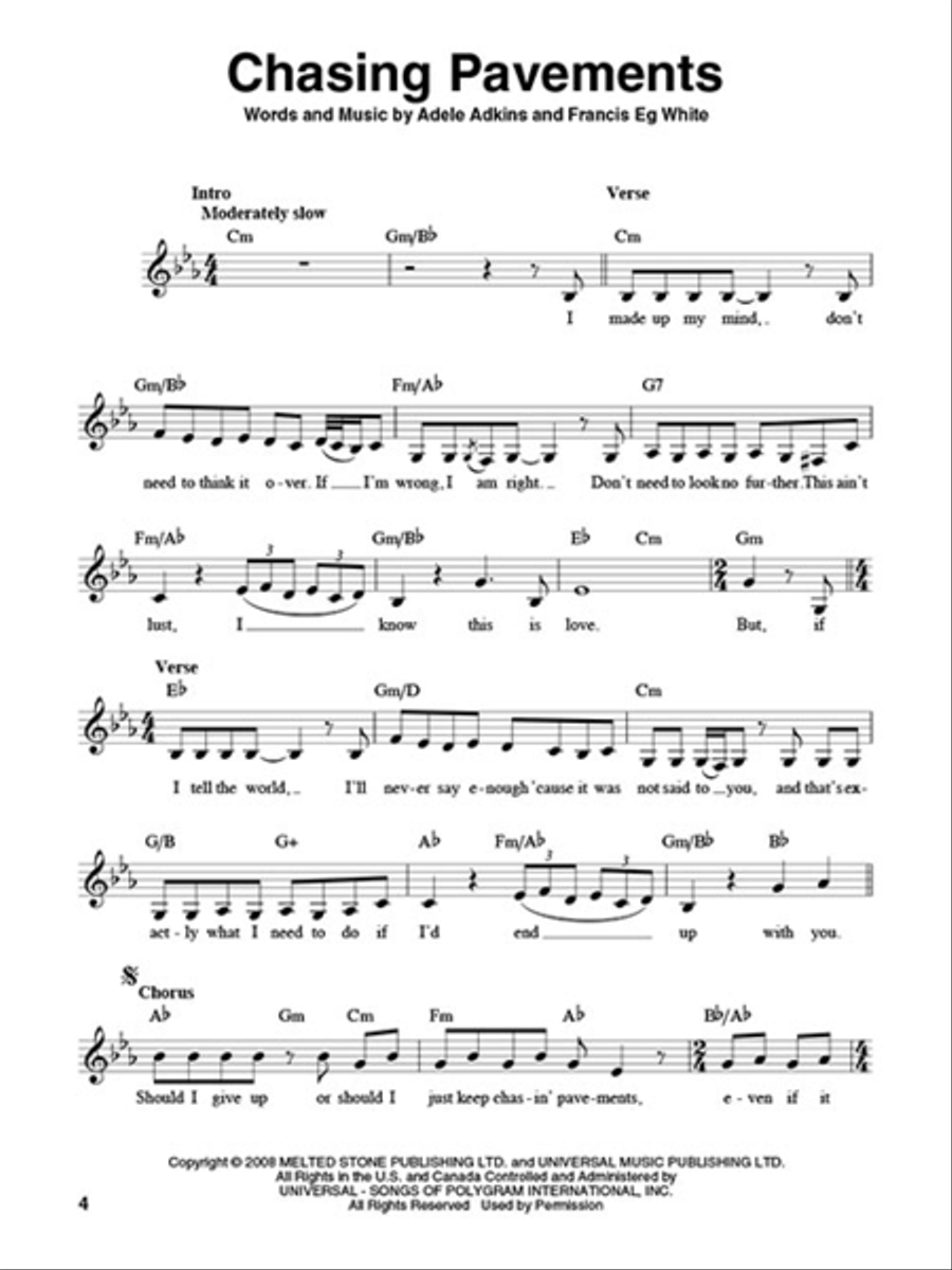Adele Adele Voice scores gallery preview page 3