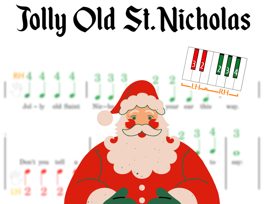 Christmas: Songs on the Black Keys - Pre-staff Piano Sheet Music Easy Piano scores gallery preview page 3