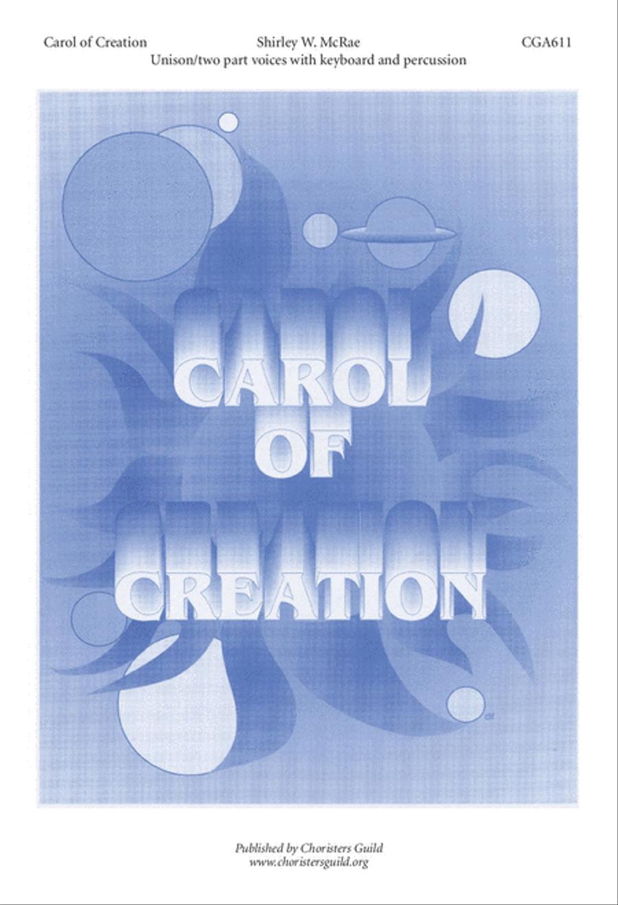 Carol of Creation Unison Choir scores gallery preview page 1
