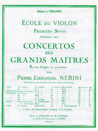 Book cover for Concerto No. 14: solo no. 1