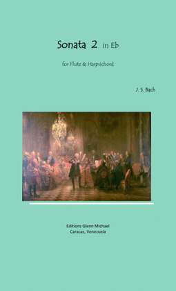 Book cover for Bach Flute Sonata 2 in Eb