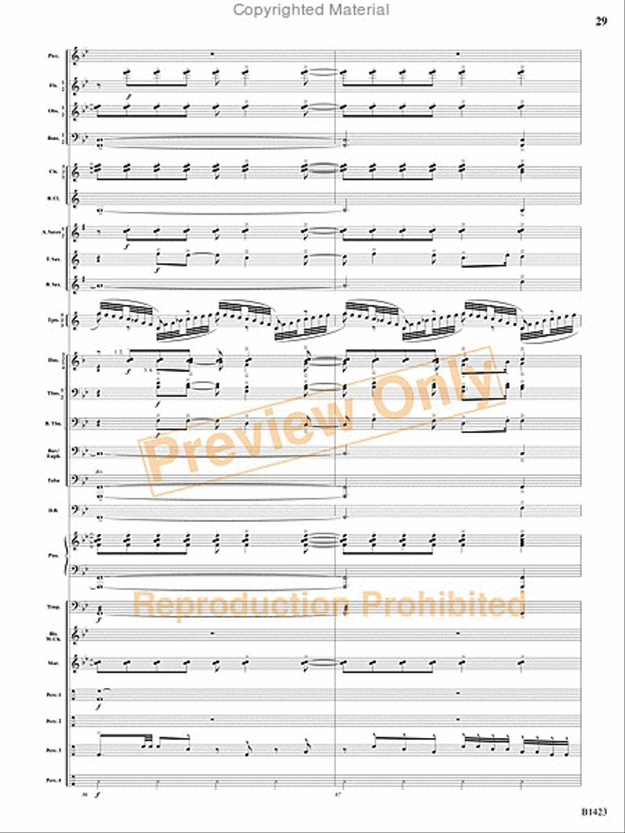 Dakota Fanfare Concert Band scores gallery preview page 28