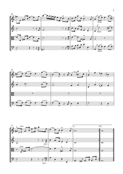 Entrée de Peuples (from les Boréades) - String orchestra