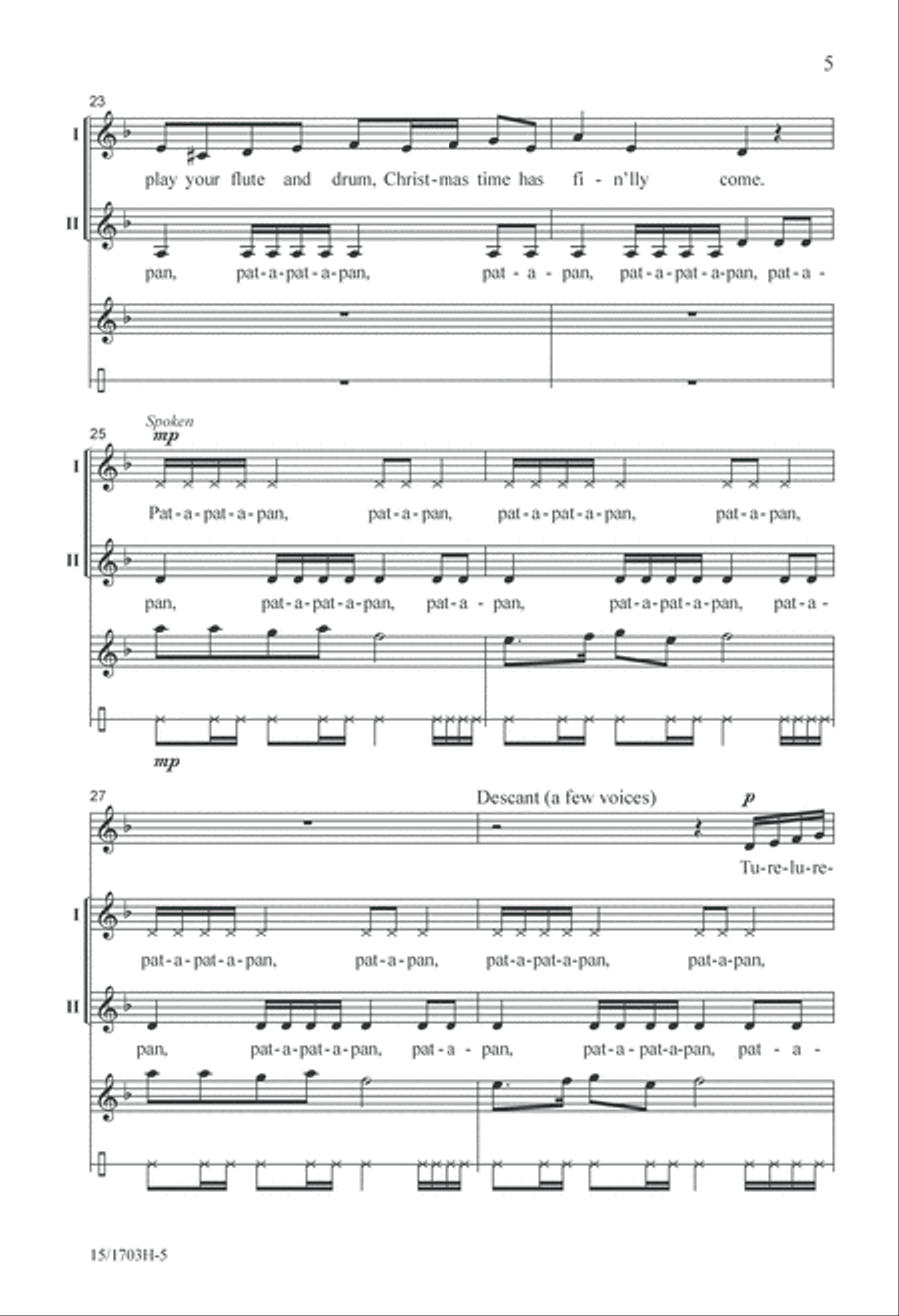 Pat-a-pan 2-Part scores gallery preview page 5