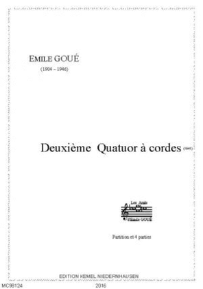 Book cover for Deuxieme quatuor a cordes, 1941