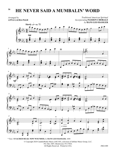 Be Thou My Vision - Folk Songs and Hymns for the Church Pianist image number null
