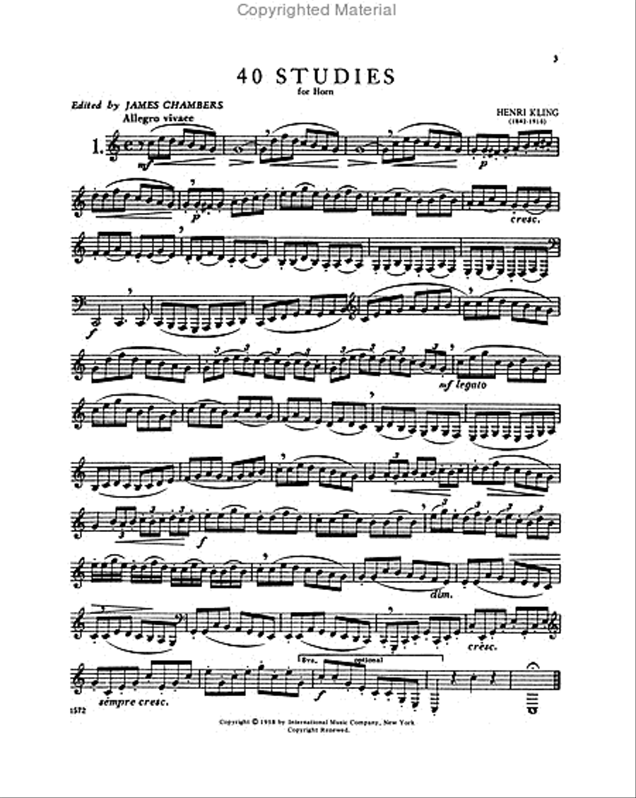 40 Studies 40 Studies Horn Solo scores gallery preview page 2