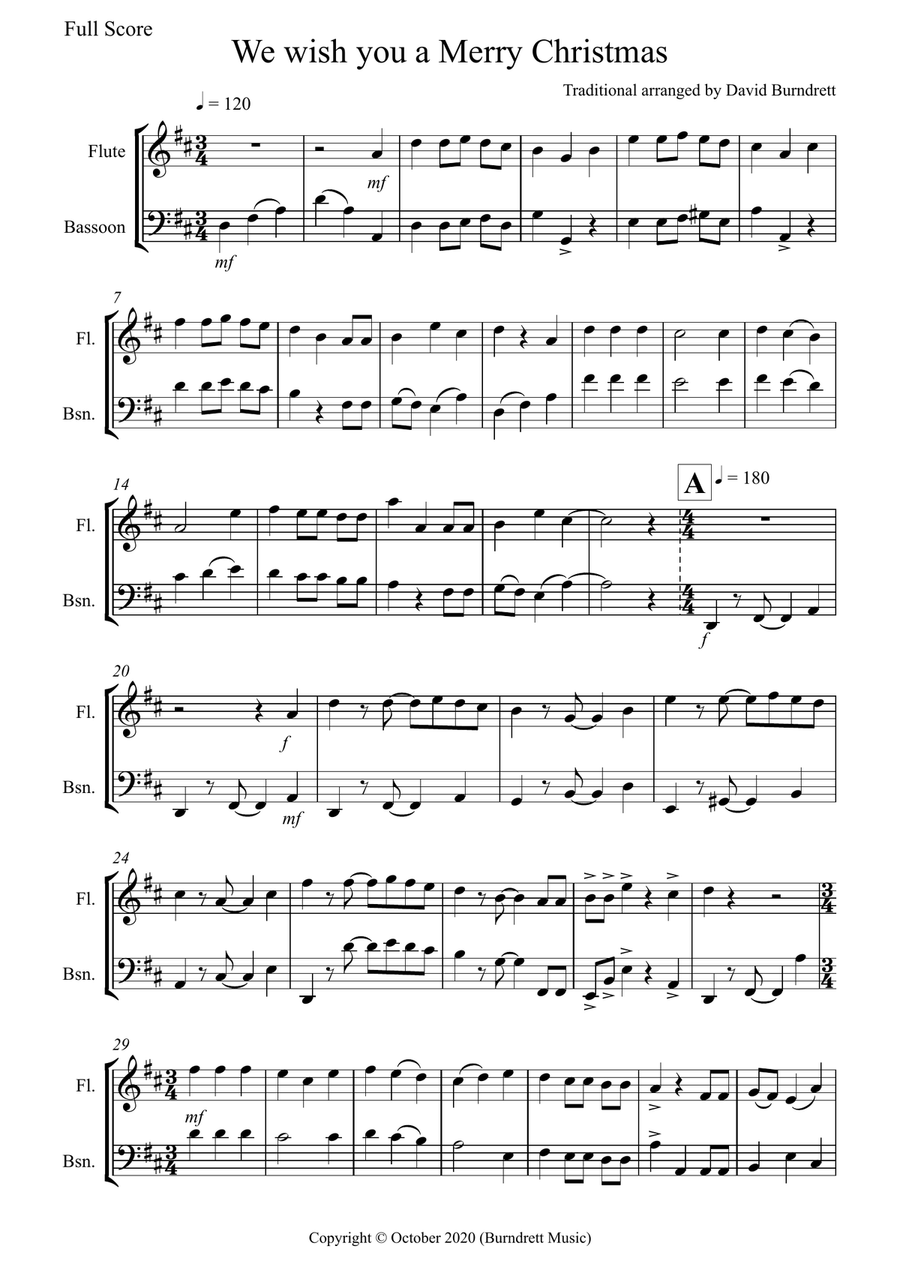 Flute on sale and bassoon