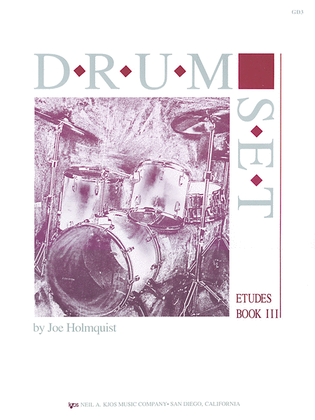 Book cover for Drum Set - Etudes, Book 3