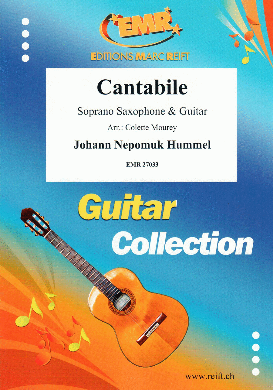 Cantabile Cantabile Soprano Saxophone scores gallery preview page 1