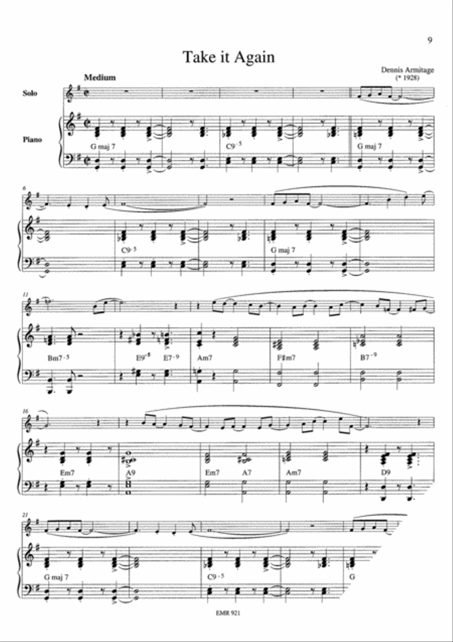 Be-Bop Be-Bop Trumpet Duet scores gallery preview page 5