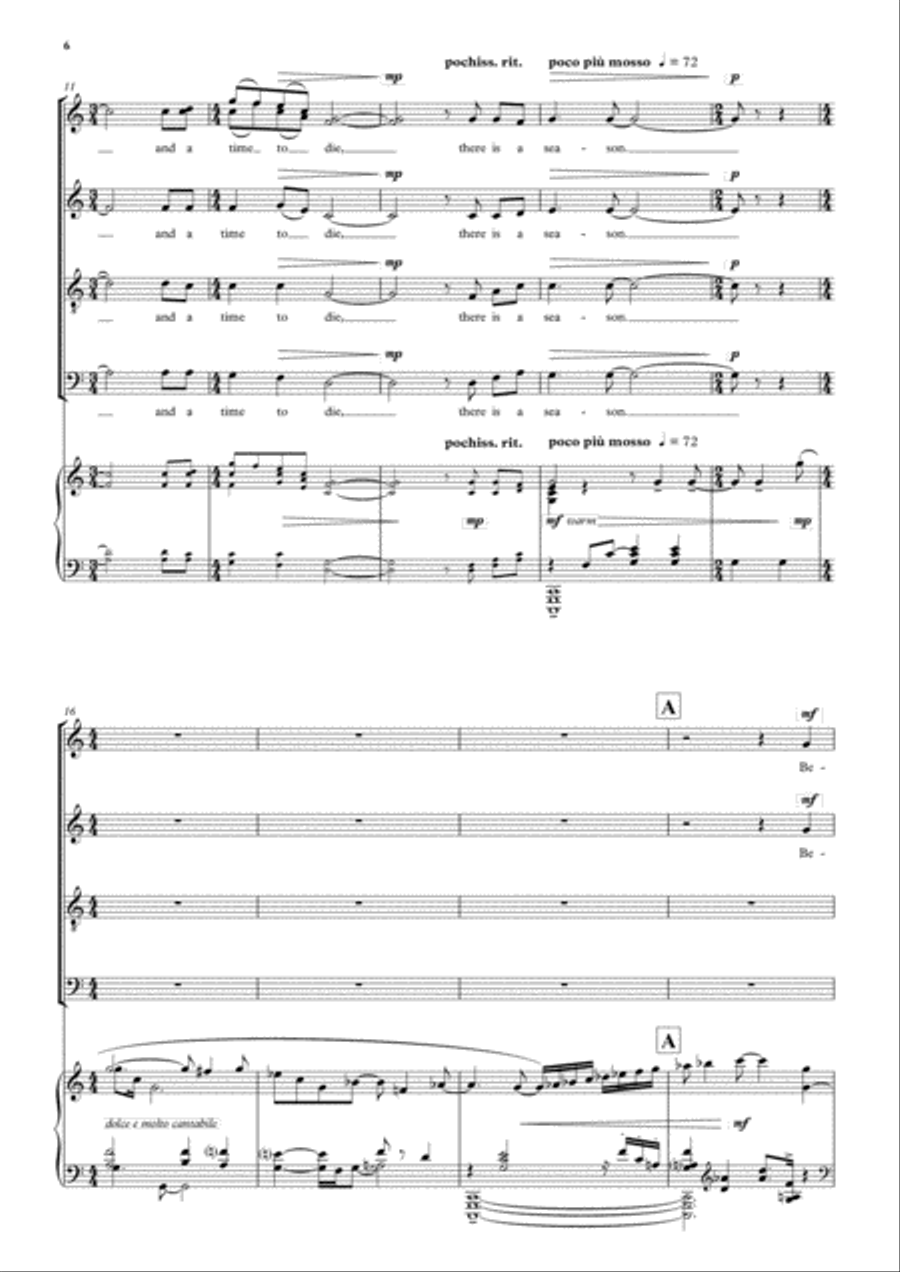 A Time for all Seasons SSATB scores gallery preview page 3
