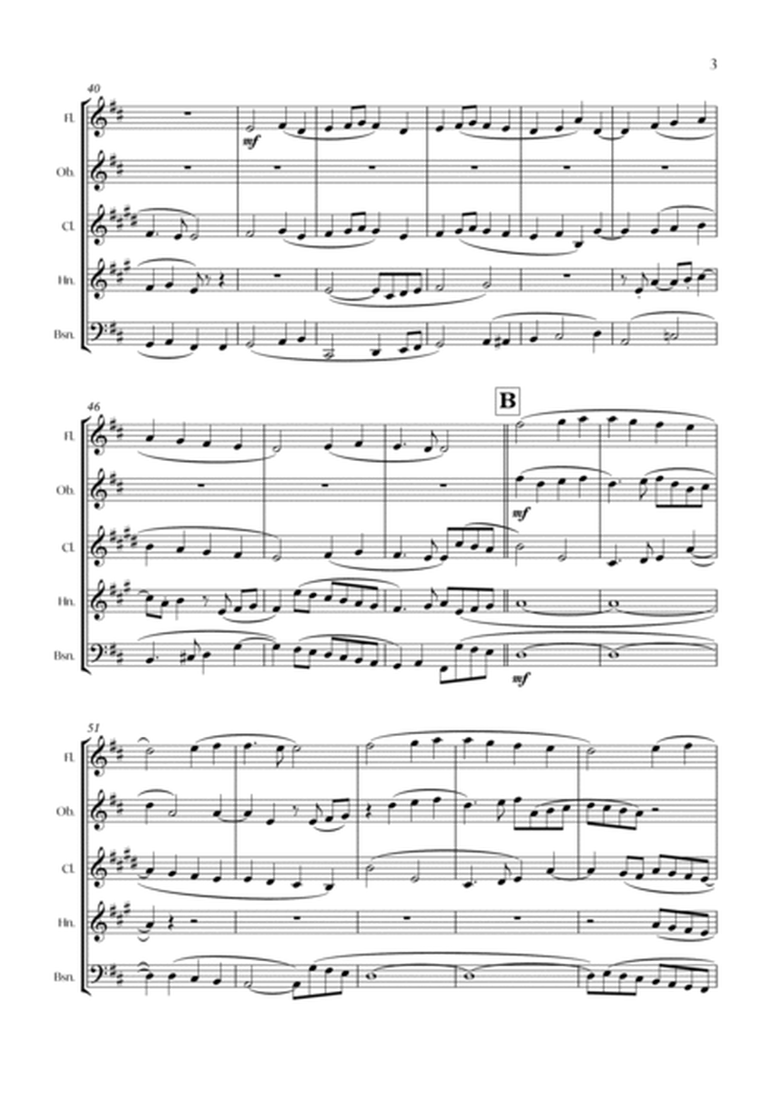 Ode To Joy (from Symphony No. 9) (Wind Quintet) - Score and parts image number null