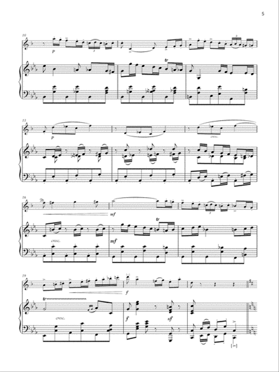 Intermezzo (from Three Intermezzi) (Grade 7 List C3 from the ABRSM Clarinet syllabus from 2022) Clarinet Solo scores gallery preview page 4