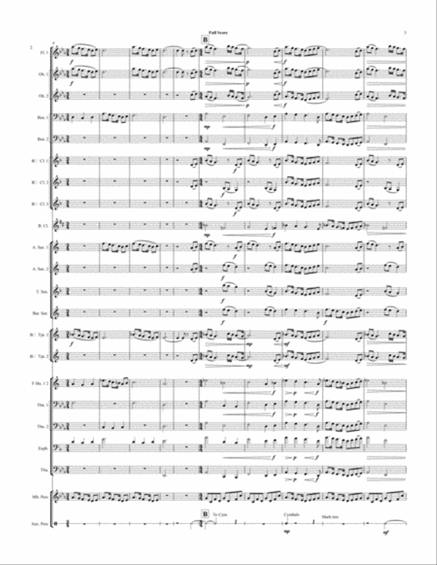 Wild West Wild West Concert Band scores gallery preview page 3