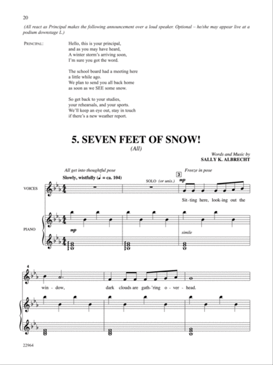 The Big Chill - Teacher's Handbook Unison Choir scores gallery preview page 24