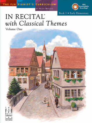 Book cover for In Recital, with Classical Themes - Book 1