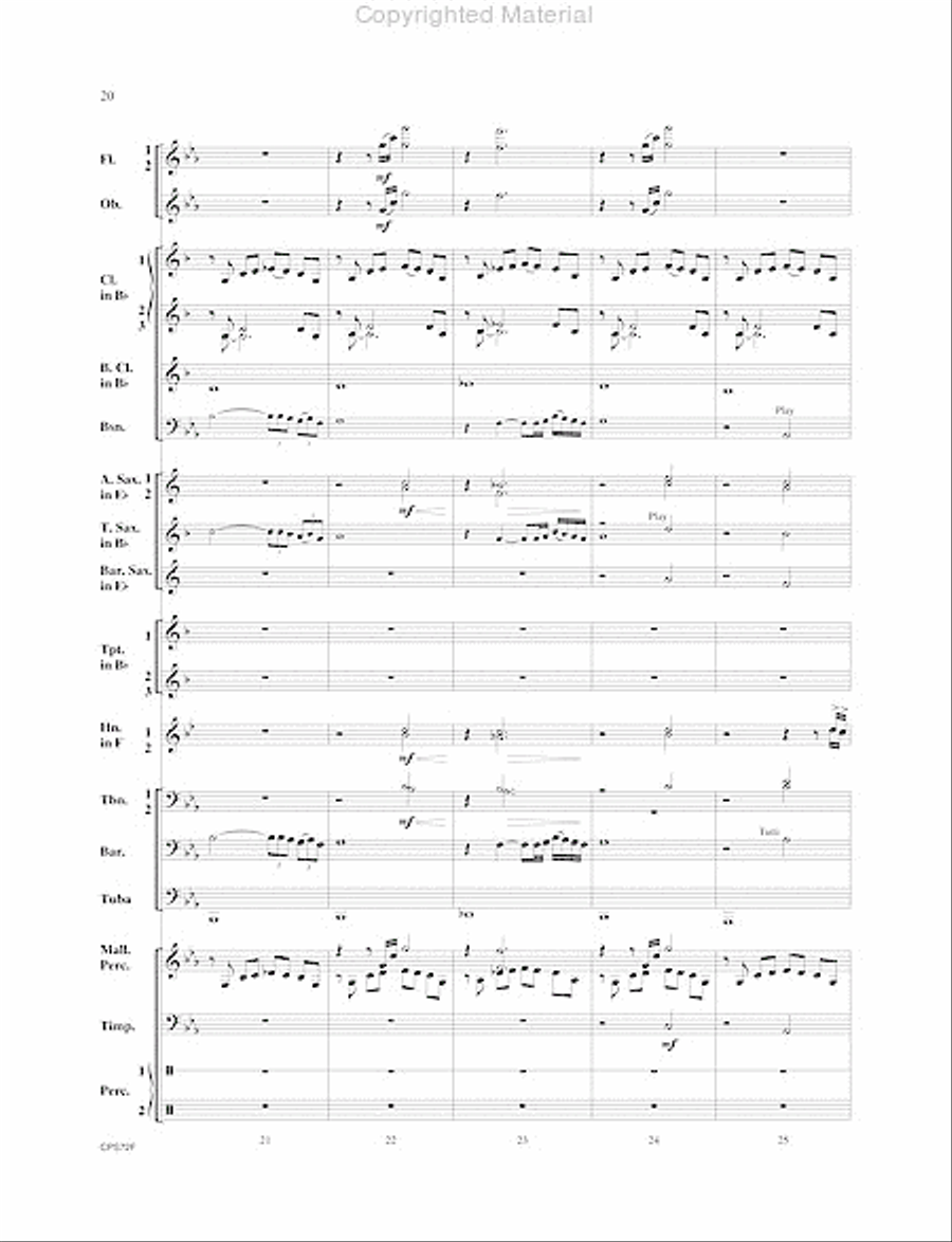 Trilogy Trilogy Concert Band scores gallery preview page 21