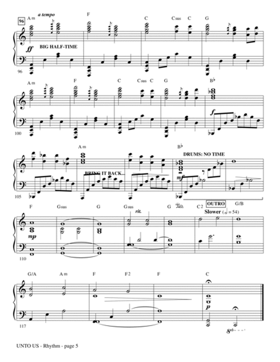 The Silence and the Sound: A Cantata for Christmas - Rhythm