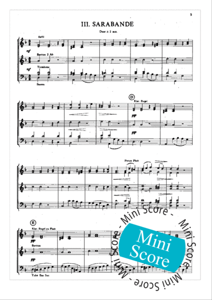 Handel Suite Handel Suite Concert Band scores gallery preview page 7
