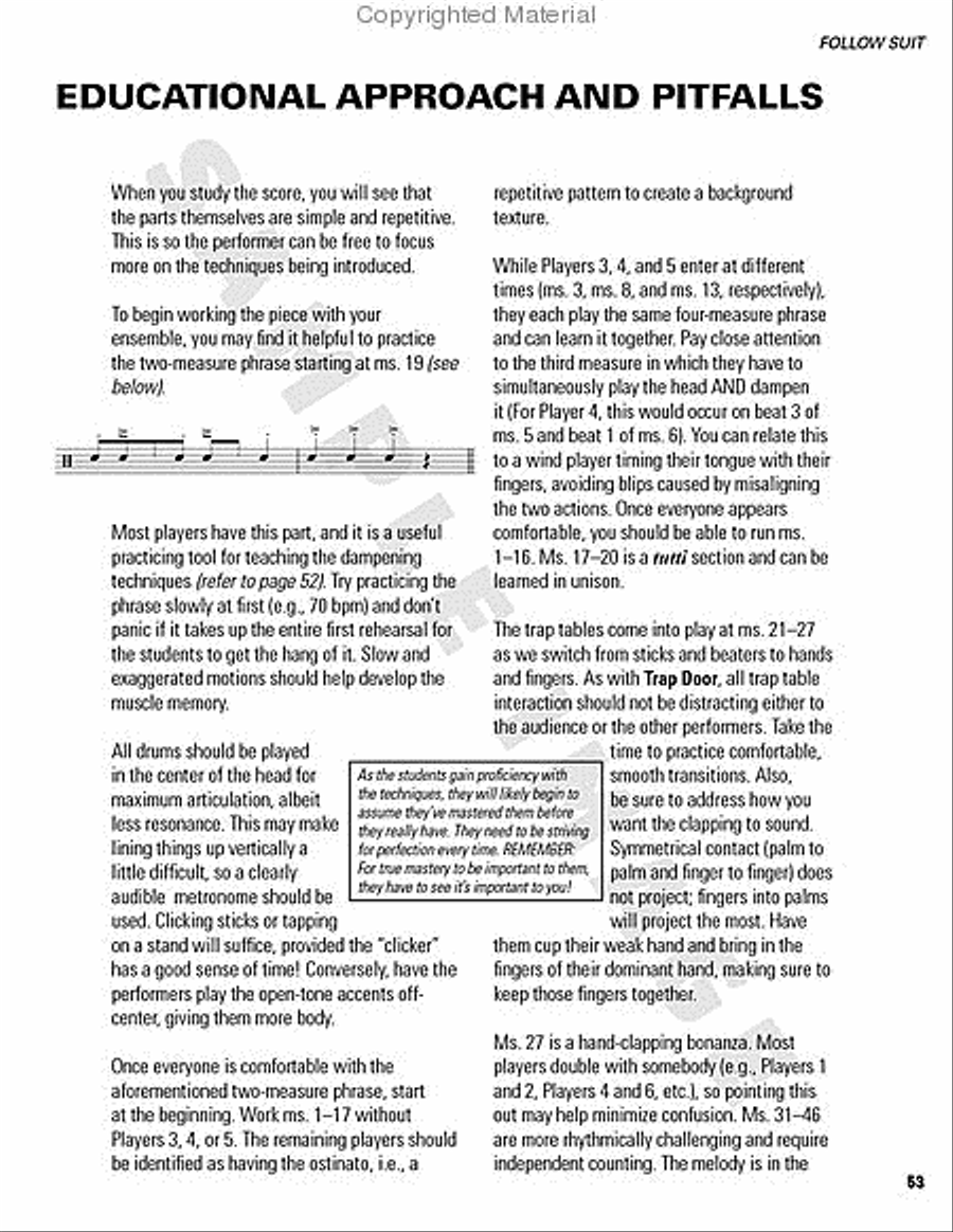 Beyond Basic Percussion Percussion scores gallery preview page 65