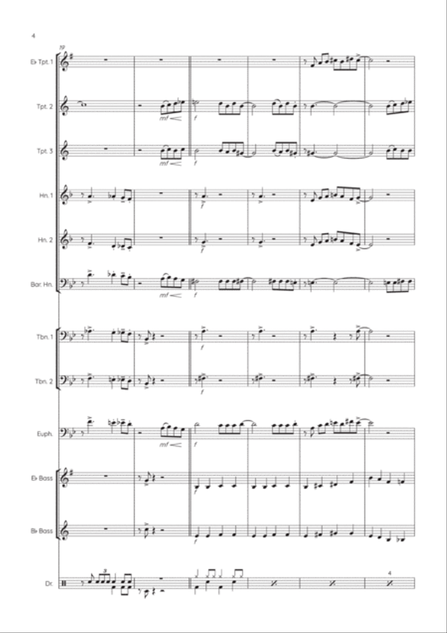 The Birth Of The Blues Brass Ensemble scores gallery preview page 5