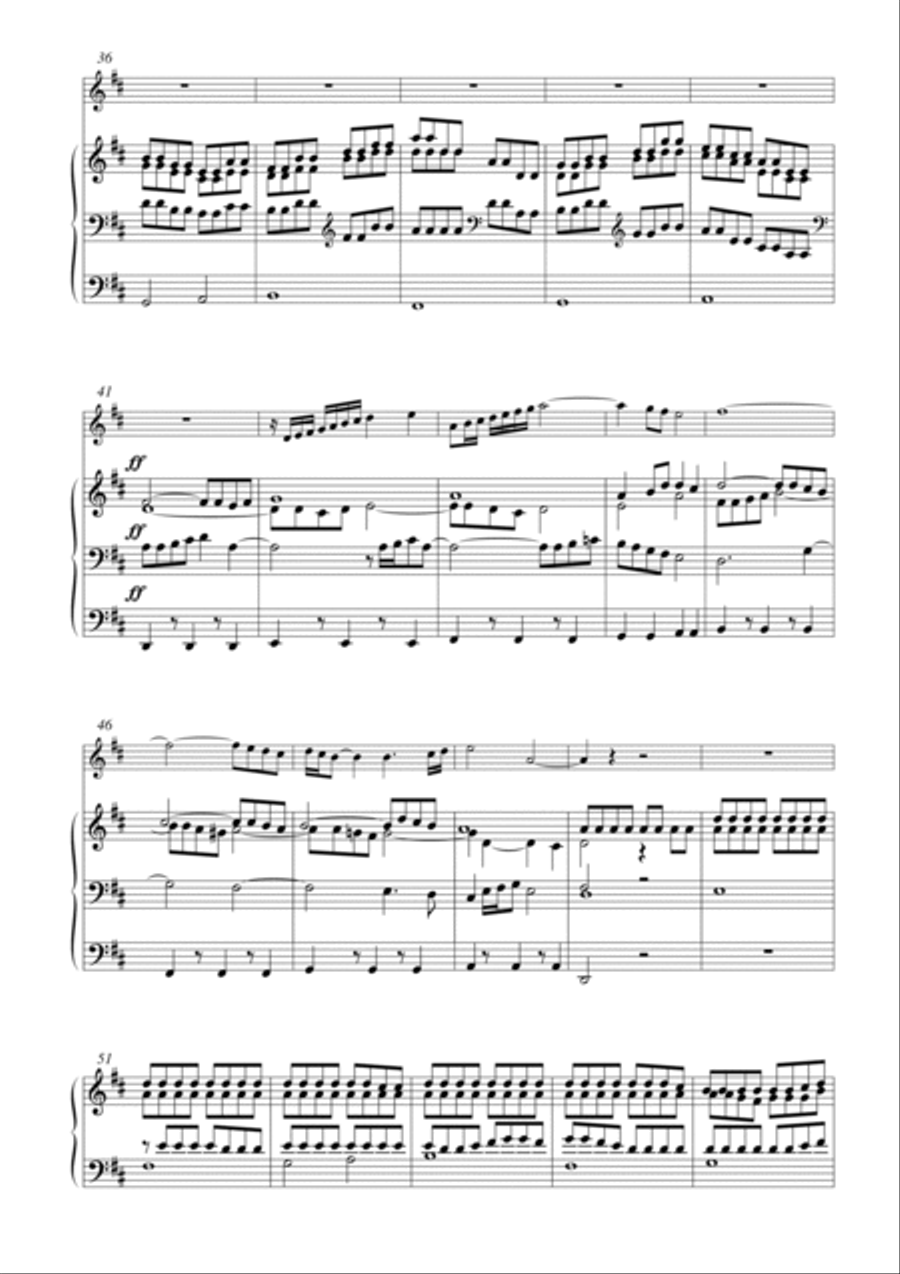 Ciacona in D für Oboe (Soloinstrument) und Orgel Woodwind Duet scores gallery preview page 3
