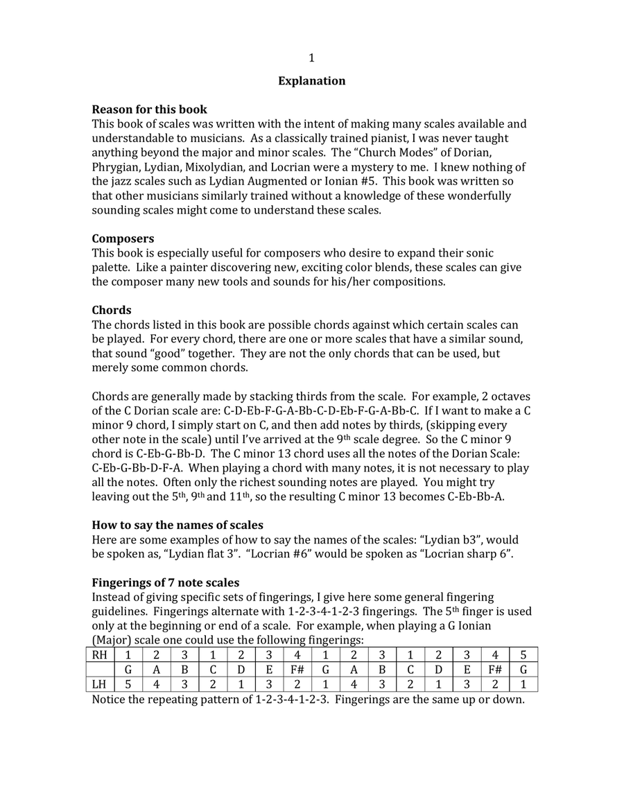 The Comprehensive Book of Modes & Scales for Piano & Keyboard players (1st edition) Small Ensemble scores gallery preview page 4