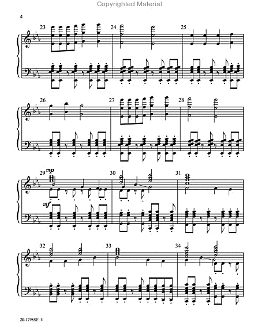 Nothing but the Blood of Jesus 5-Octaves scores gallery preview page 4