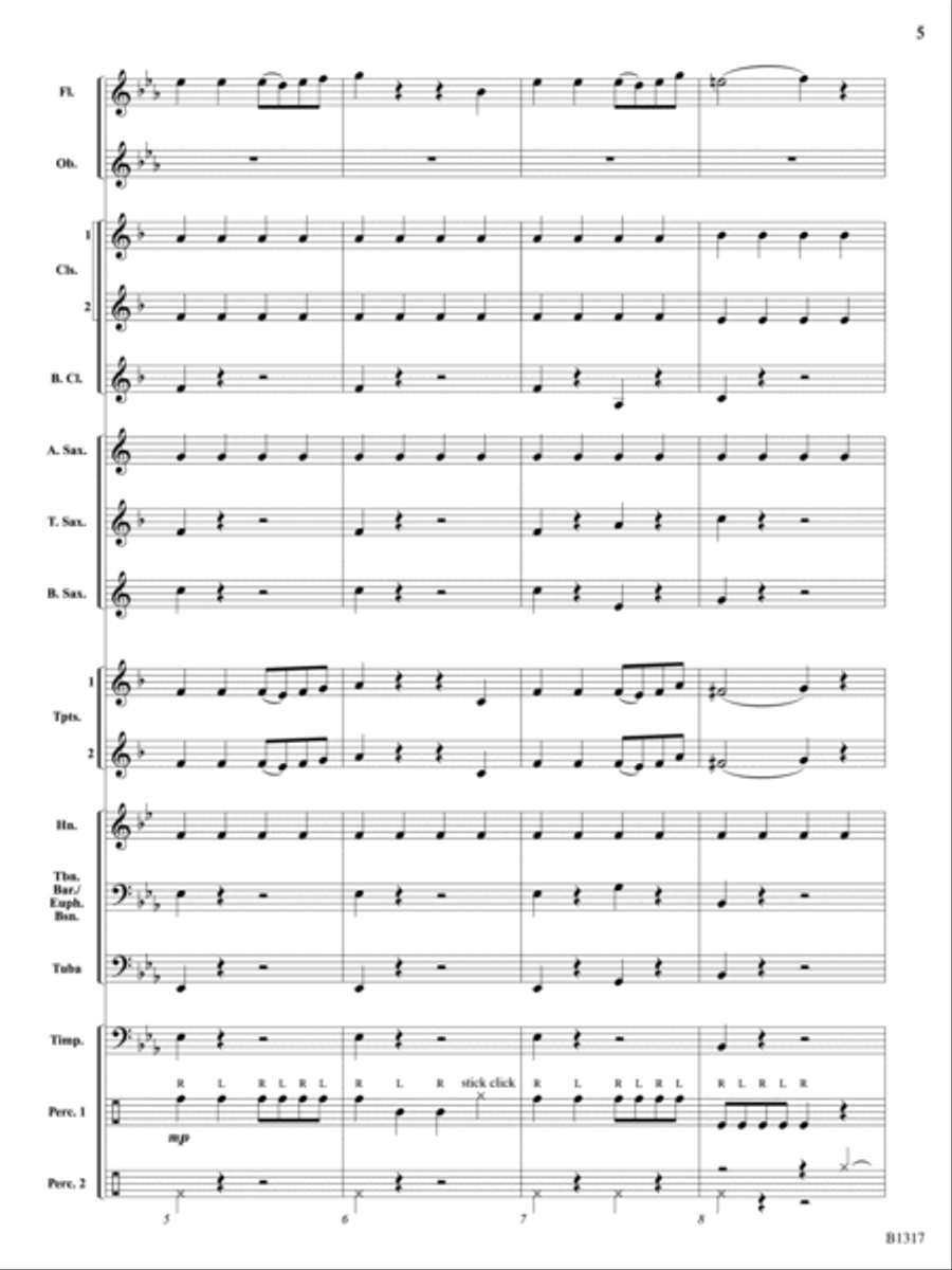 Trash Cancerto: Score Concert Band scores gallery preview page 5