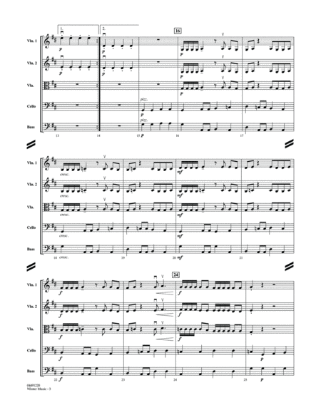 Winter Music - Conductor Score (Full Score)