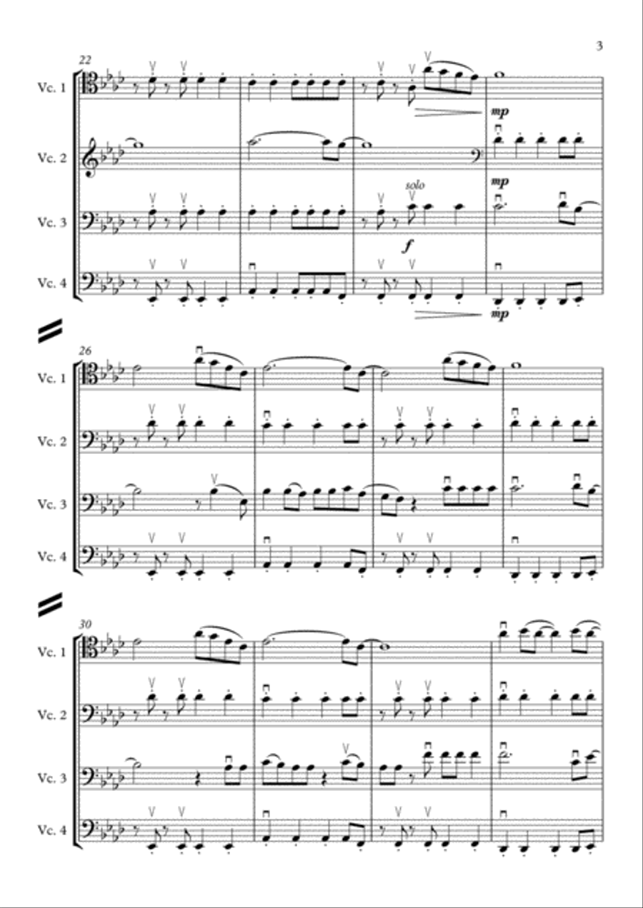 Viva La Vida Chamber Orchestra scores gallery preview page 3