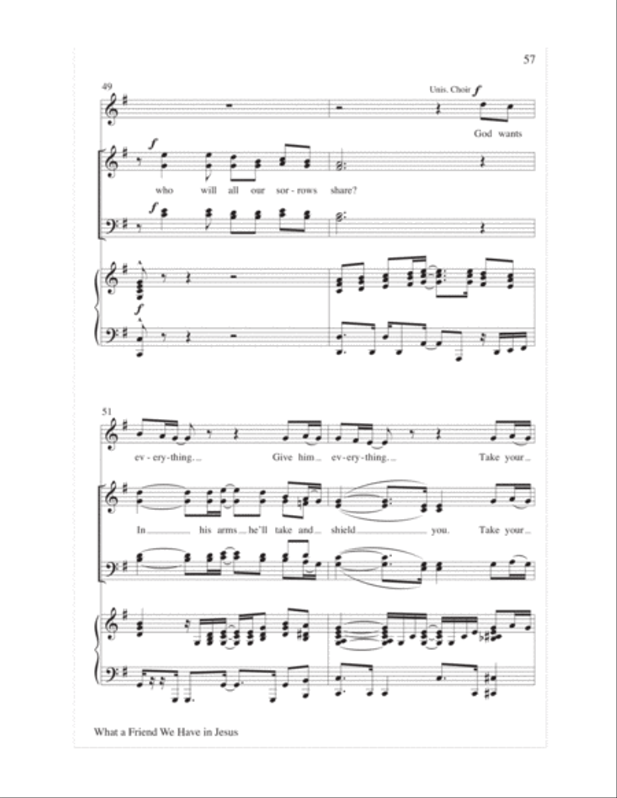 Let the Children Sing 4-Part scores gallery preview page 59