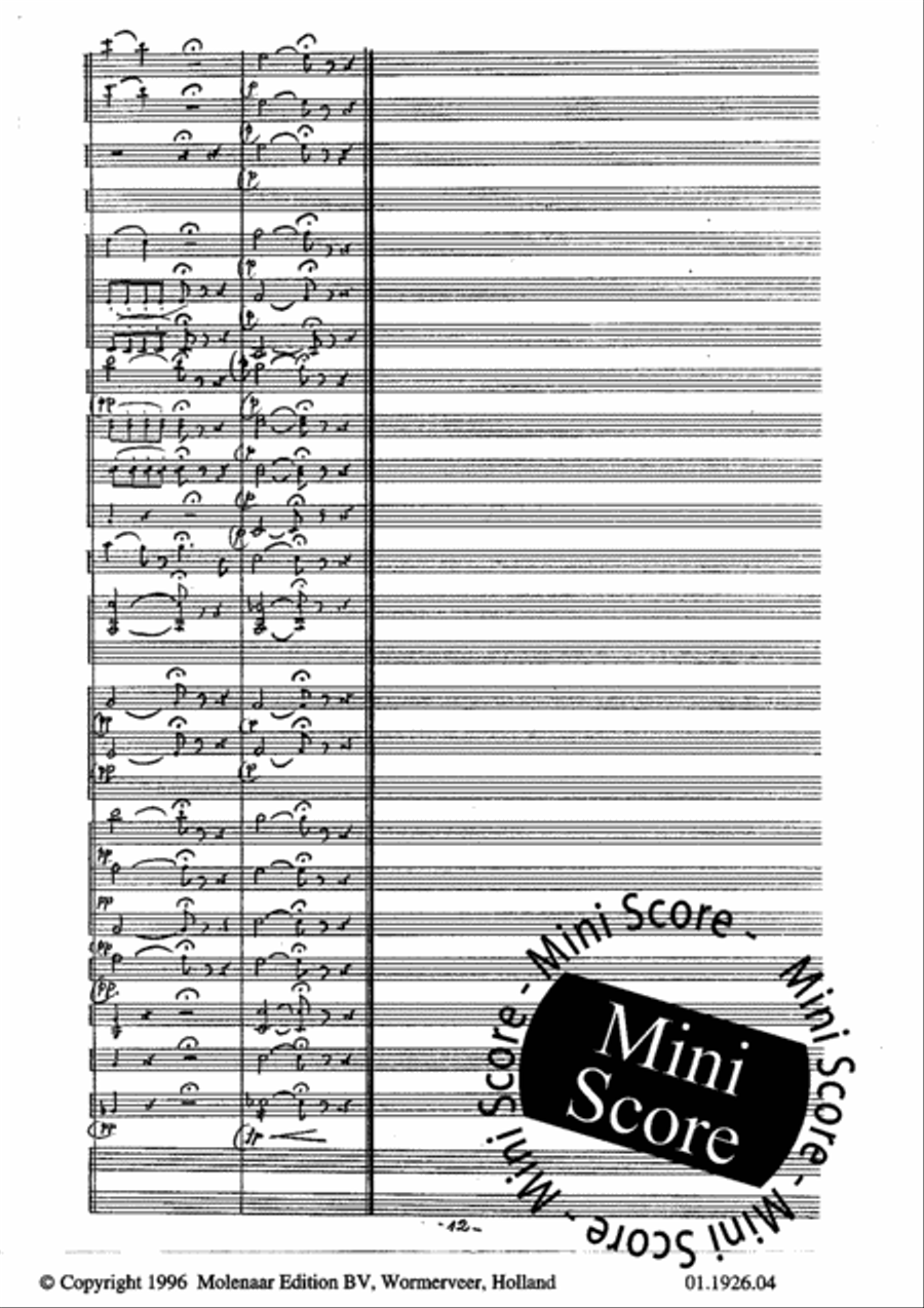 Avant de Quitter Ces Lieux Concert Band scores gallery preview page 16