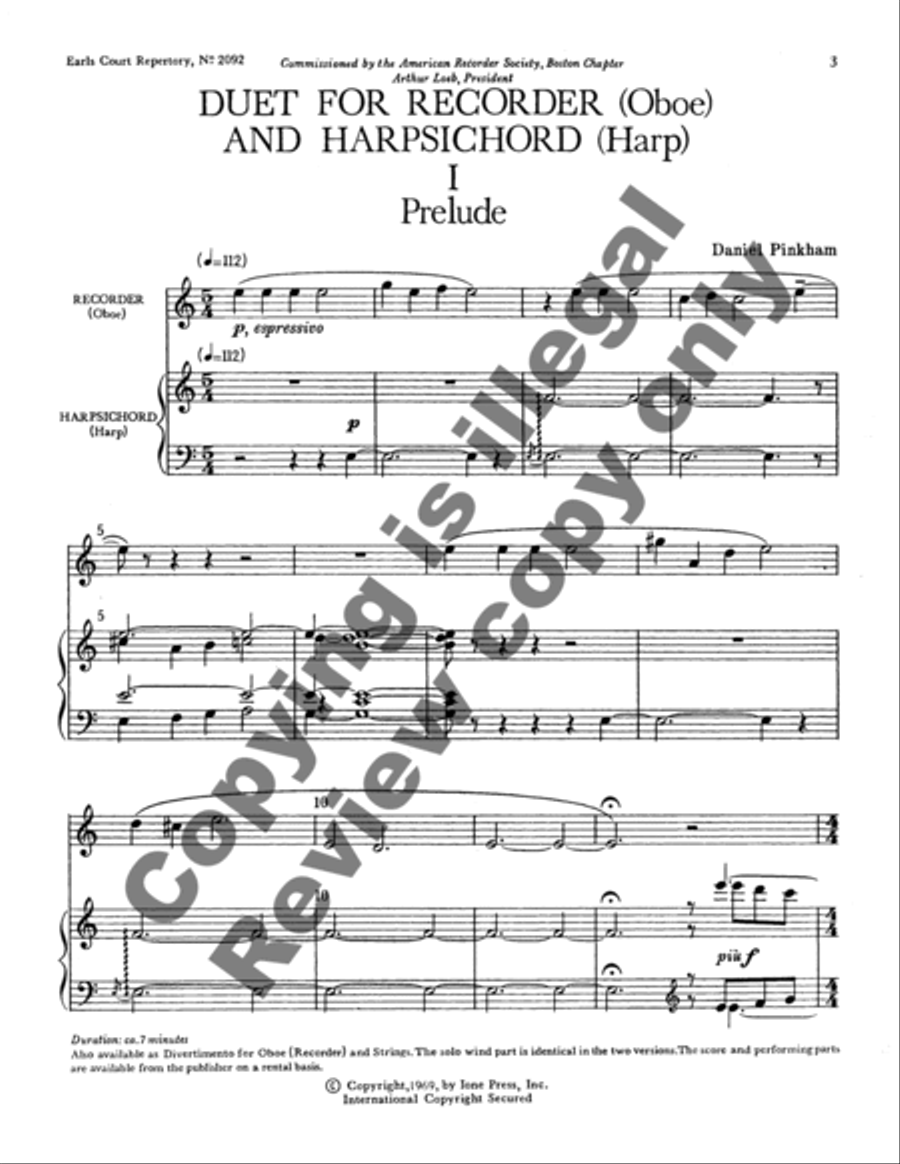 Duet Duet Oboe scores gallery preview page 8