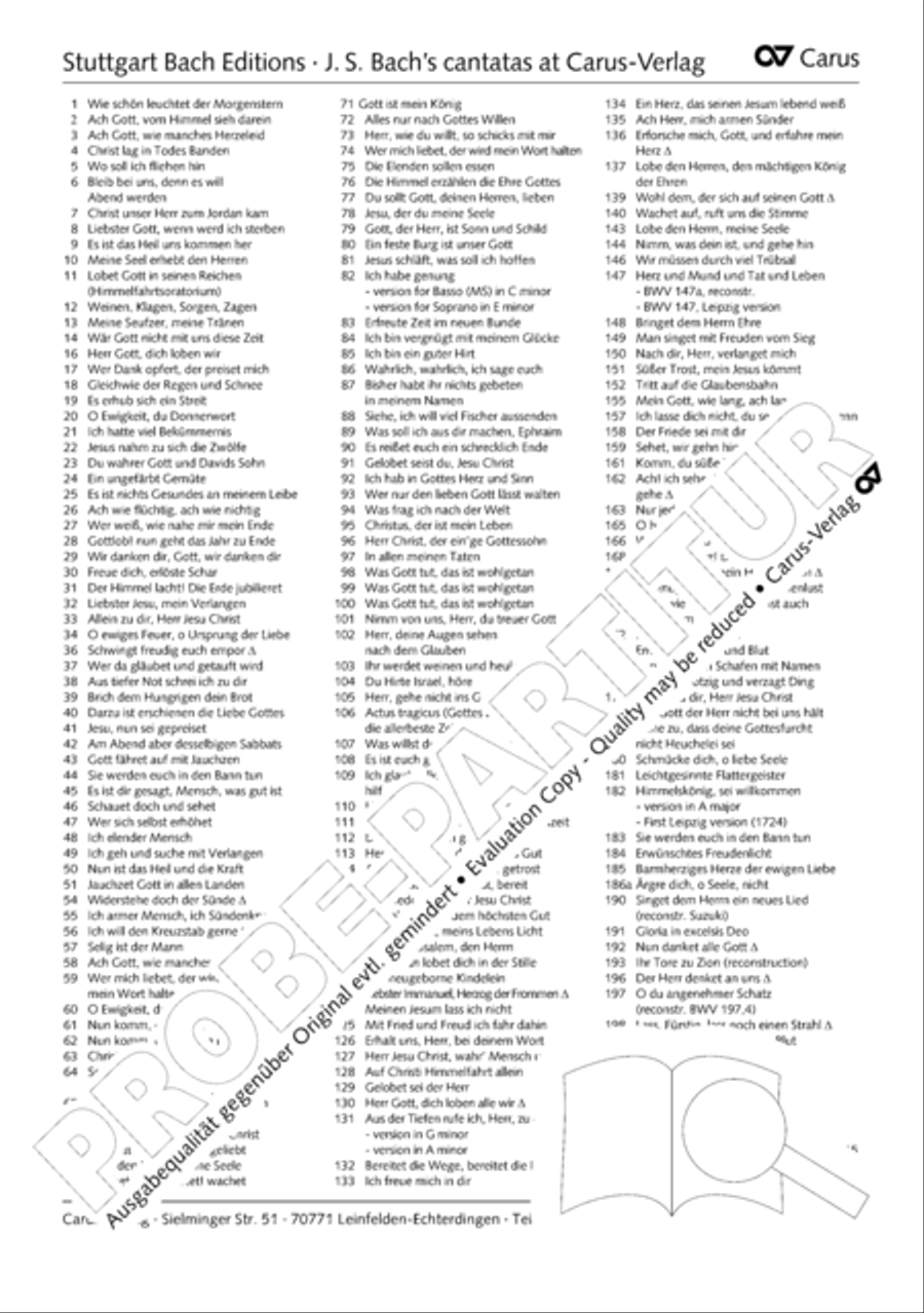Joyful be, O ransomed flock (Freue dich, erloste Schar) 4-Part scores gallery preview page 57