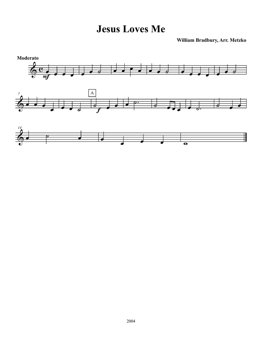 Jesus Loves Me for Concert Band Jesus Loves Me for Concert Band Concert Band scores gallery preview page 6
