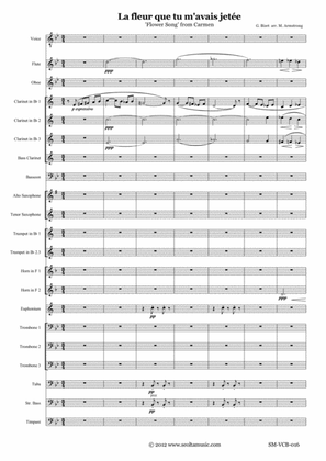 La fleur que tu m'avais jetée (from 'Carmen') - G. Bizet - arranged for tenor solo and concert band