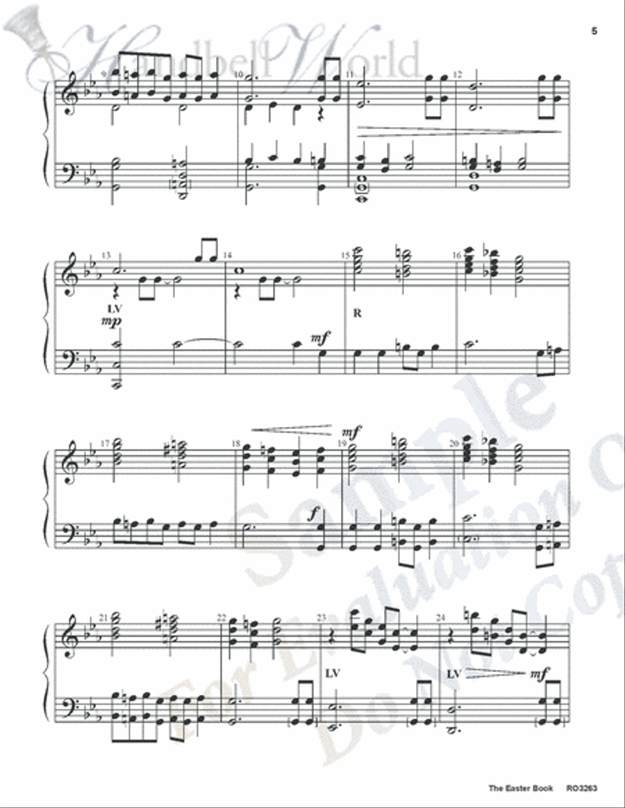Easter Book 5-Octaves scores gallery preview page 4