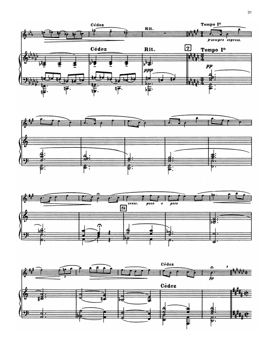 Ballade Alto Saxophone scores gallery preview page 5