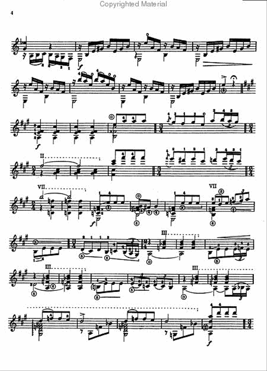 Nocturno Acoustic Guitar scores gallery preview page 3